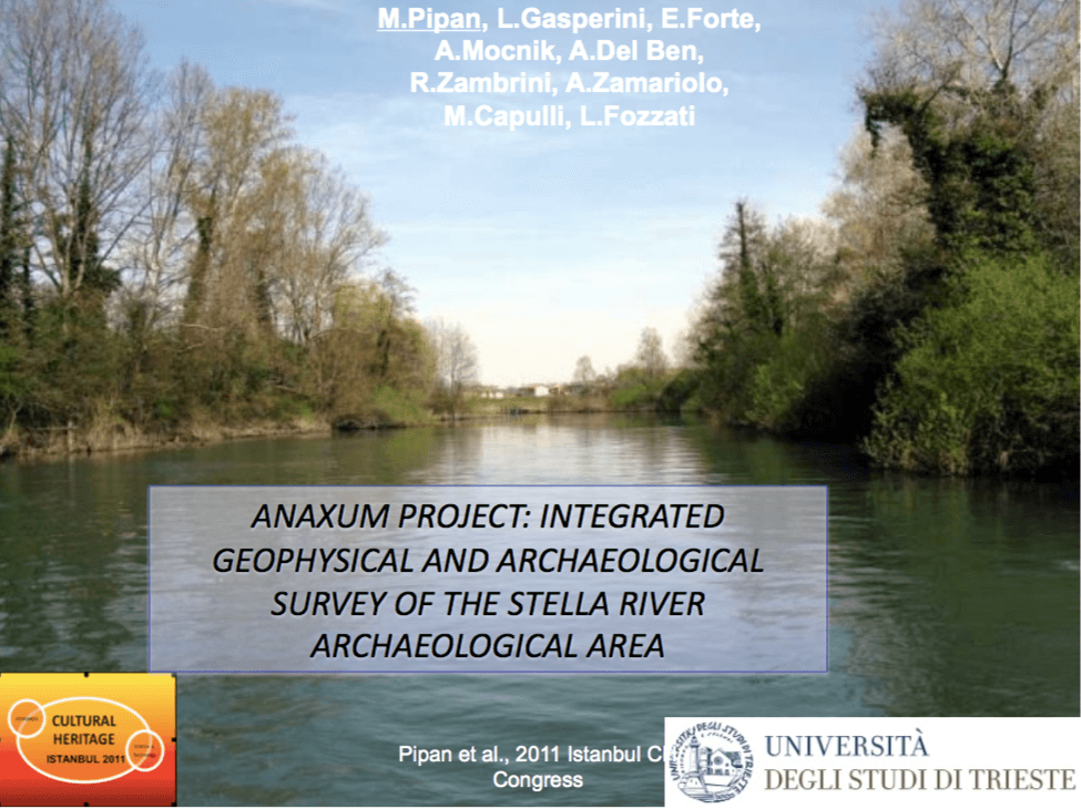 Integrated geophysical and archaeological survey of the Stella river archaeological area