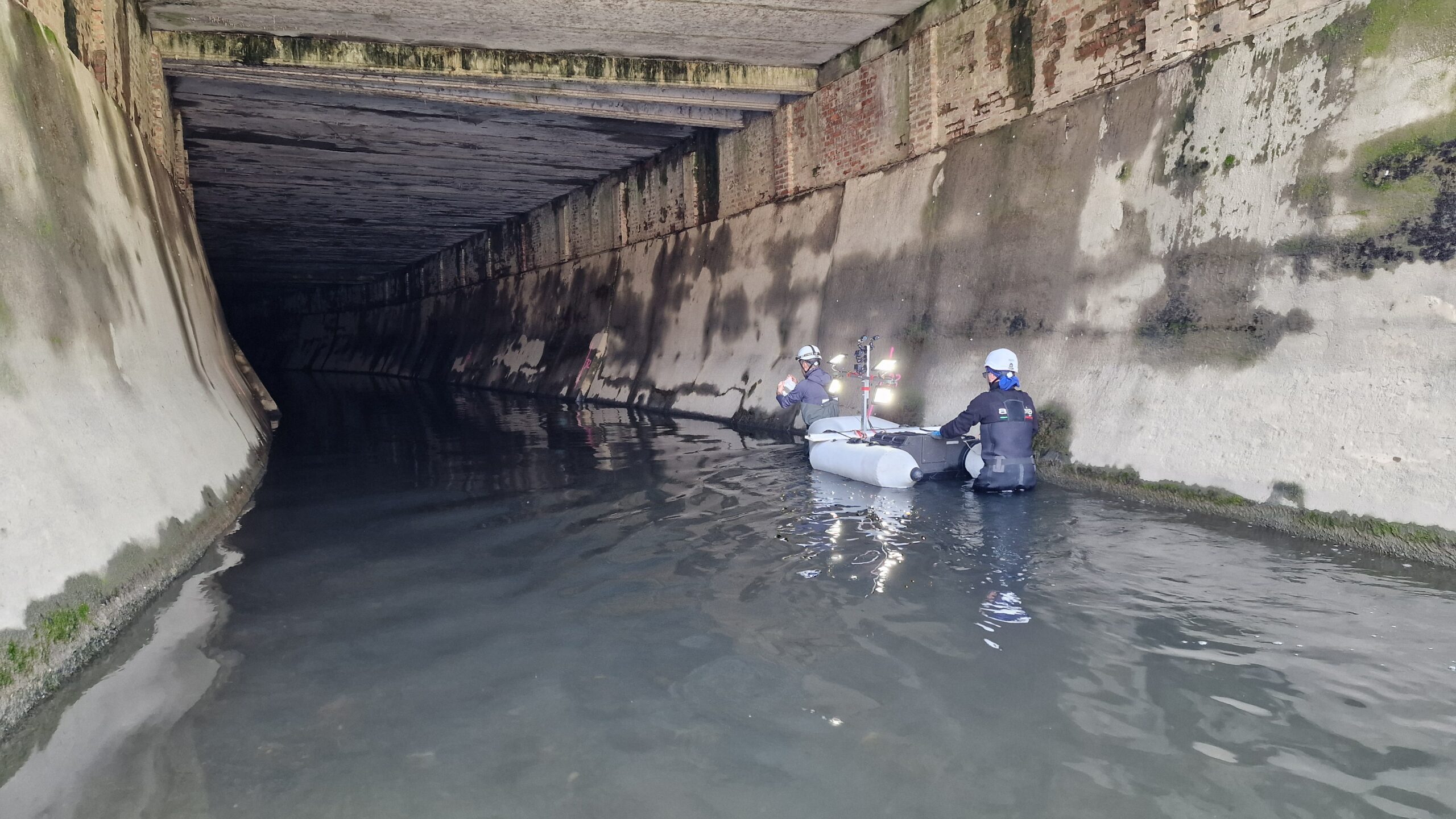 VIDEO-ISPEZIONE DI UN TRATTO DI CANALE TOMBATO