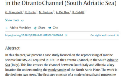 Time to depth seismic reprocessing of vintage data: A case study in the Otranto Channel